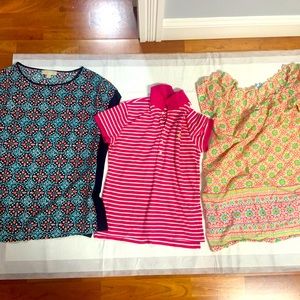 Women medium 3shirts and 3 leggings bundle sale